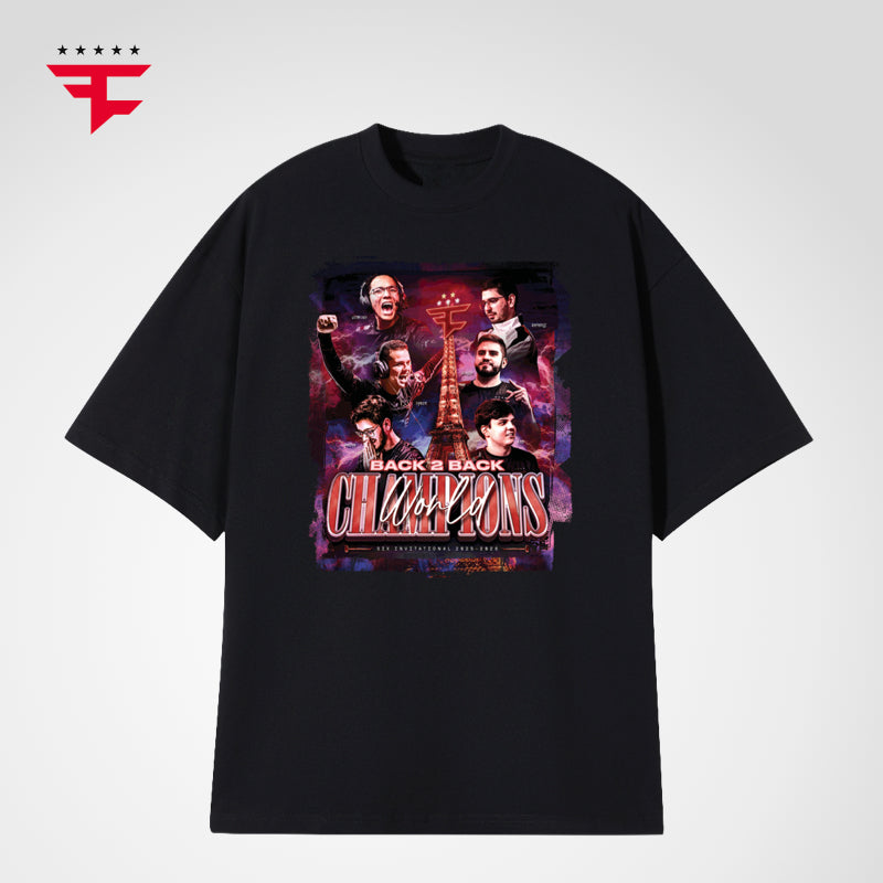 FaZe Esports 二連霸世界冠軍紀念T恤衫