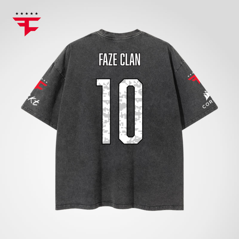 FaZe Esports 隊服風格水洗棉T恤