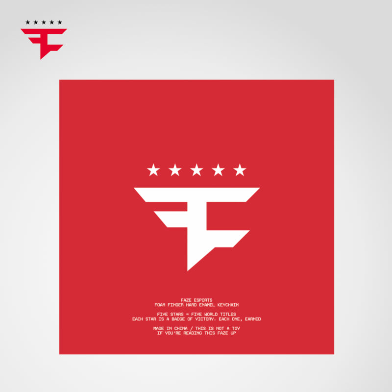 FaZe Clan 泡棉手指鑰匙圈